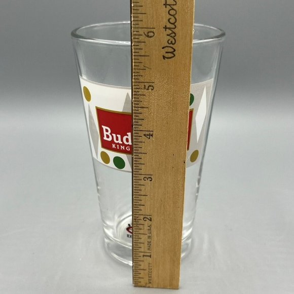 Budweiser Retro 1955 Design Collector's Edition Pint 16 Oz. Beer Glass Libbey - Picture 5 of 7